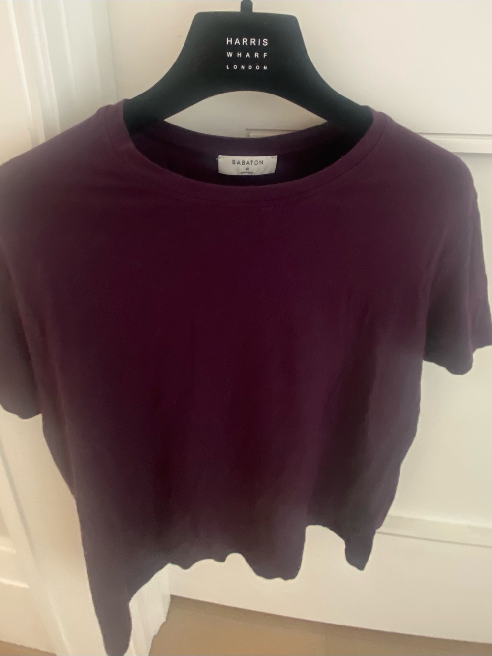 Babaton Plum Short Sleeve Crew Tee